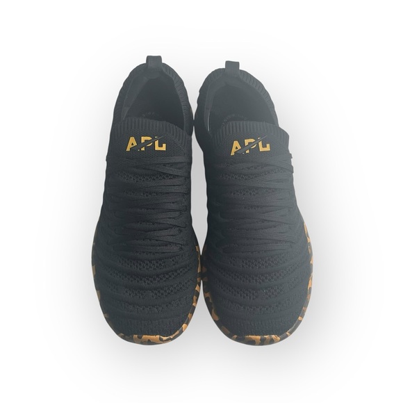 APL x Anthropologie ᯾ Techloom Wave Running Shoe Sneaker ᯾ Black Leopard 8 8.5M - Picture 9 of 16